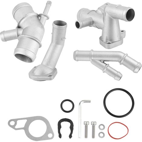 Boîtier de thermostat en fonte d'aluminium pour conduite d'eau, usiné CNC, pour MK4 1.8T (1/5)