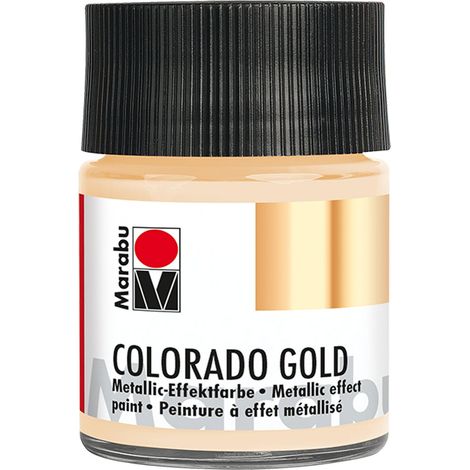 Effet Métallisé Couleur, Colorado Doré, 50 ML de Verre, weißgold (1/5)