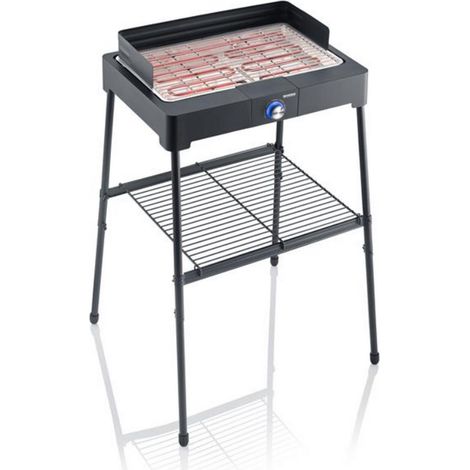 barbecue elettrico su gambe 2200w nero - 8566 - Severin