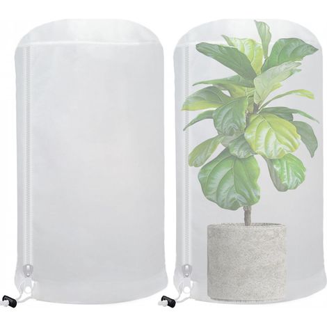 de couverture antigel pour plantes en dôme d'arbre avec fermeture éclair à cordon 2 pièces 200240CM (1/5)