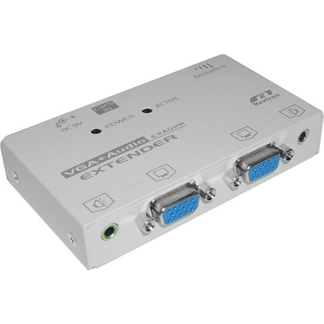 BeMatik - Rextron 2 VGA Extender AV-OUT + 1 RJ45-IN (EVA-02R) (1/3)