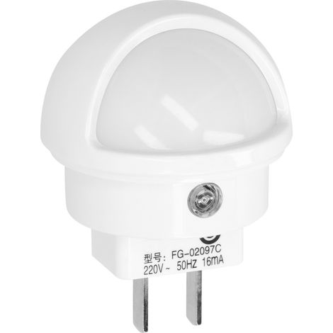 LED Veilleuse Capteur Crépusculaire Automatique 360° Orientable Sur Prise CN (1/5)