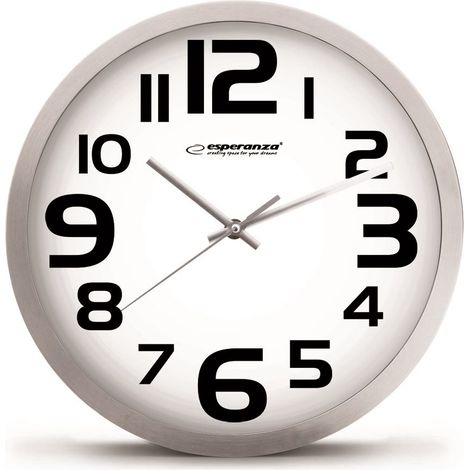 ESPERANZA Reloj de Pared ehc013w Zurich Blanco Marca