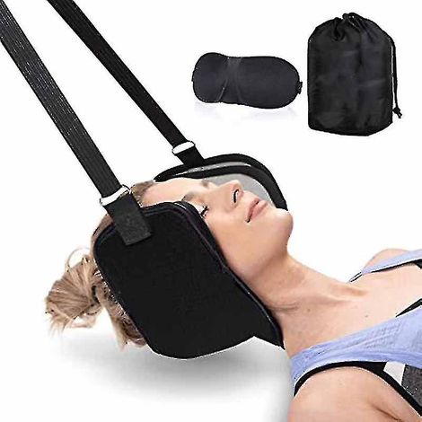 Crea – Hamac cervical portable pour cou et épaules – Soulagement douleur – Traction douce – Matériau coton – Dimensions 53x20cm (1/4)
