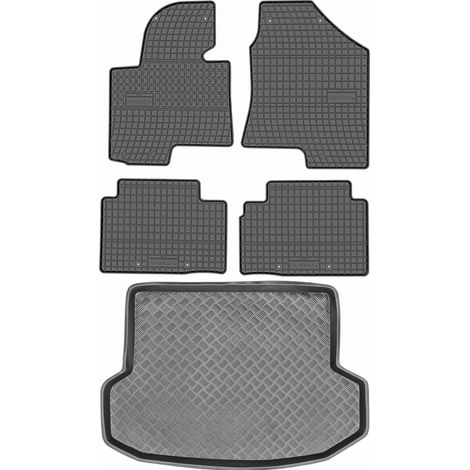 Hyundai ix35 SUV (2010–2015) – SET: Gummifußmatten + Kofferraummatte