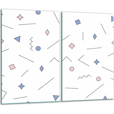 2x 30x52 Mosaik-Schneidebretter aus Glas (1/5)