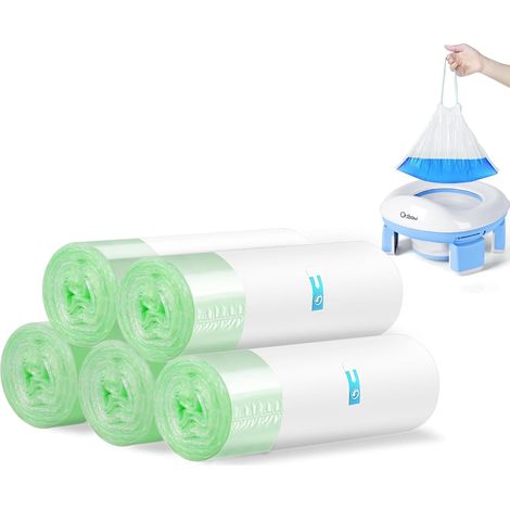 100 Pièces Sacs de Voyage Portables Pour Pot Bebe Toilette (1/5)