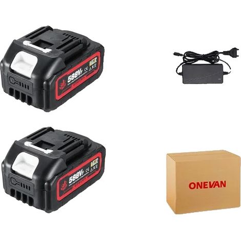 Batterie Lithium-Ion, 21V, Capacité de 22900mAh, 2 Batterie EU Prise (1/2)