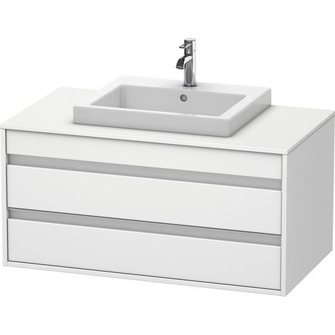 Meuble sous-vasque KETHO 550x1000x496mm blanc mat