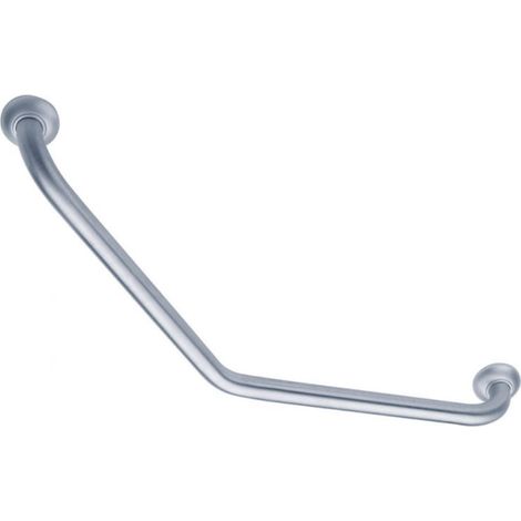 Barre de maintien coudée PMR PELLET Essentiel confort 135° inox brossé