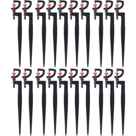 Arroseur d'arrosage, 20 pièces, Micro - arroseur Rotatif à 360 degrés de Type G