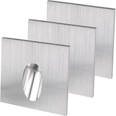 Applique murale à LED carrée et encastrée pour escaliers, porche, chemin de lumière ou sous-sol 1 W 100 à 245 V CA