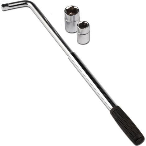 Chiave Telescopica Per Smontaggio Bulloni Auto Con Doppia Bussola 17 19 21 23mm (1/4)