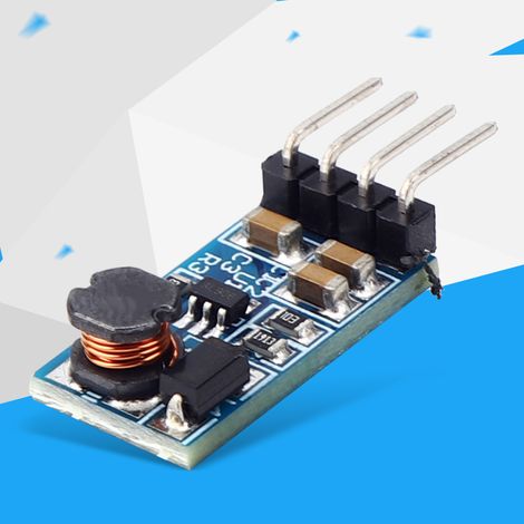 Module Élévateur de Tension DC-DC 2 Pièces, Convertisseur Ultra-Compact 3.3V 3.7V 4.5V 5V vers 12V, Carte d'Alimentation Électronique (1/5)