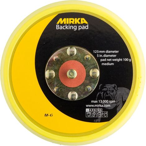 Tampon d'interface de protection Mirka 8295191511 5/16'' 125 mm moyennement dur