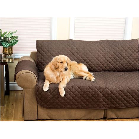 Funda de sofá de doble cara para mascotas, perros, gatos, pelo y más, 179 cm x 173 cm (1/3)