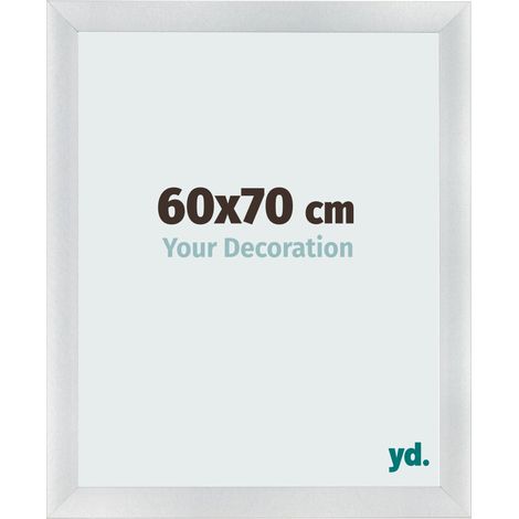 yd. - Cadre photo 60x70 - Argent Mat - MDF - Pisa (1/5)