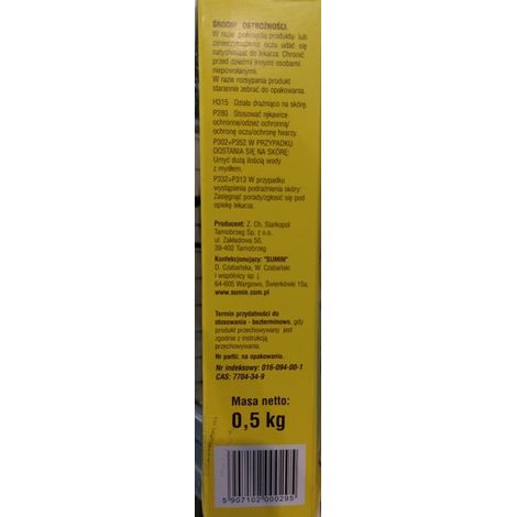 KKA-00066 SOUFRE GRANULÉ 500G ENGRAIS ACIDIFICATION SUMIN (1/3)