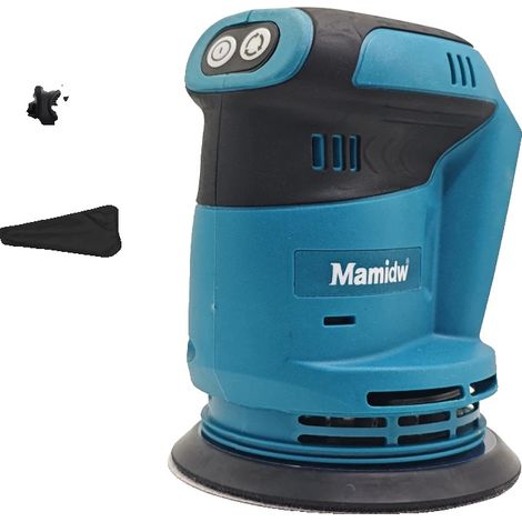 Ponceuse orbitale sans fil, 11000RPM, compatible avec batterie lithium 18V, Pas de batterie, Pas de prise (1/2)