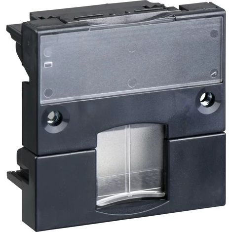 Schneider VDI88116 - Plastron 45 dark gray adapter VLT