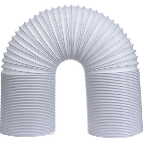 Tuyau d'évacuation pour climatiseur, filetage antihoraire, compatible avec les climatiseurs portables – Diamètre 130 mm, longueur 50 cm (1/4)