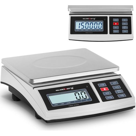 Balanza postal para paquetes de cartas LCD 15 kg / 0,5 g (1/5)