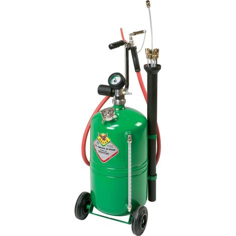TRADE SHOP - Aspiratore Carrellato Pneumatico Per Recupero Olio Esausto Da 24lt Raasm 43024 - (1/2)