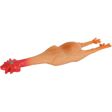 Trixie - Pollo Giocattolo in Lattice, Dimensioni: 47 cm