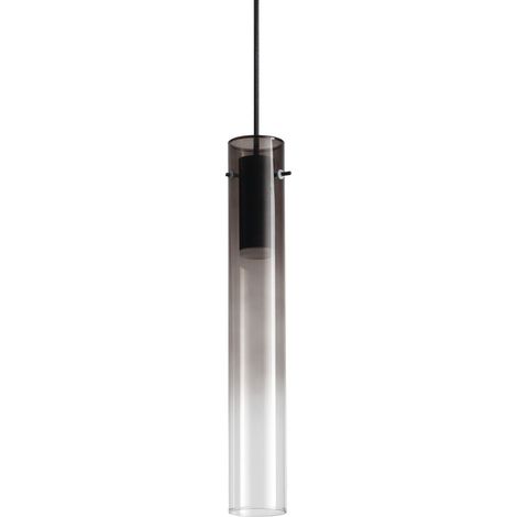 Ideal Lux FLAM Plafonnier LED Slim Suspension Gris Fumé 3000K