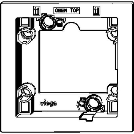 VIEGA 786403 Cadre de base pour urinoir (1/2)