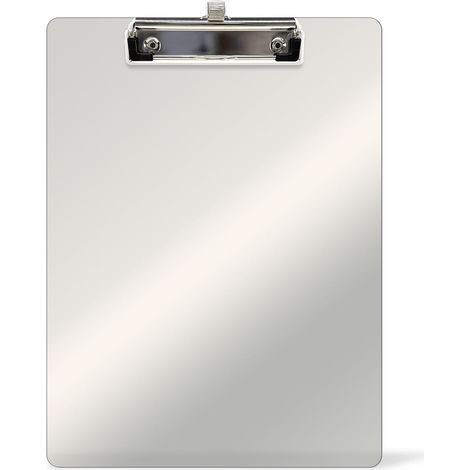 WAYTEX 931491 Porte Bloc A4 à Pince avec porte stylo Planchette plastique rigide– 22,5x31,5 cm - Transparente (1/5)
