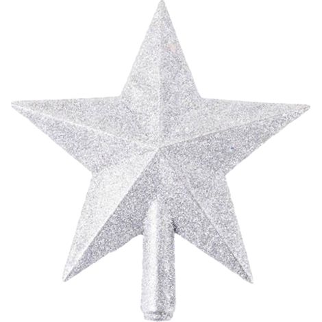 Étoile - Décoration Pour Sommet De Sapin De Noël - 15 Cm - En PP - Intérieur - 1 Pièce (1/5)