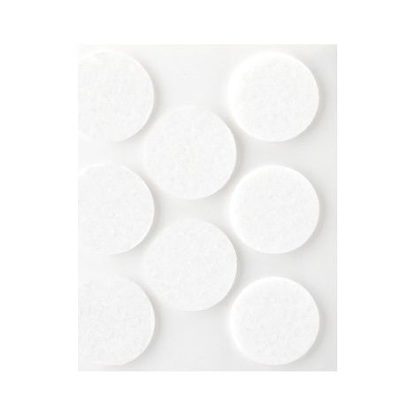 FIELTRO SINTETICO ADHESIVO D.27 MM BLANCO 4073-2- - INOFIX