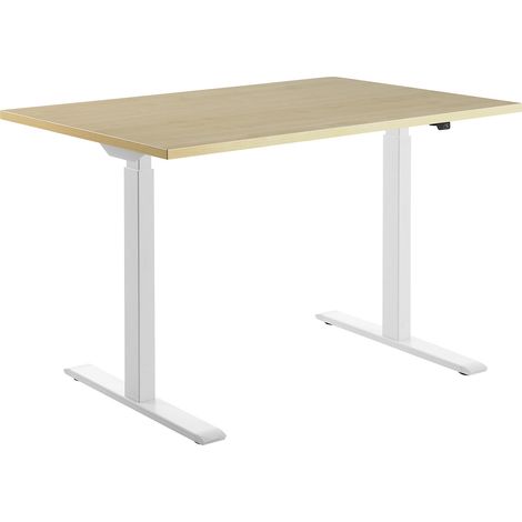 Topstar, Bureau assis-debout électrique, droit, l x p 1200 x (1/4)