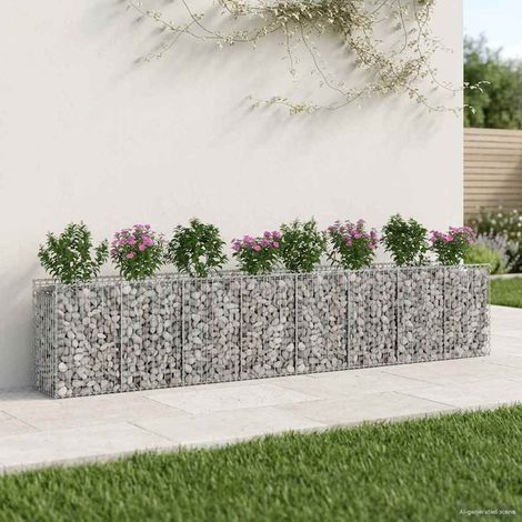 Teenpull – Gabionen-Hochbeet 3 pcs Silber (1/5)
