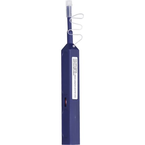 Ortviai Nettoyant pour Fibres Optiques 1,25 mm – Stylo Antistatique Portable pour Connecteurs LC/MU, Efficacité 99 %