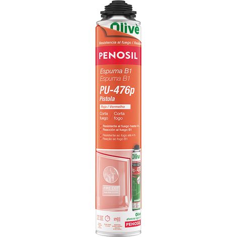 Mousse de polyuréthane ignifuge PENOSIL B1 PU-476P à pistolet - talla