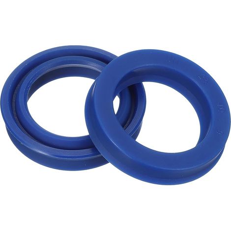 Radial Joint UN 28mm ID x 40mm OD x 8mm Width, 2 Pcs PU Oil Seal for Bearing Shaft Industrial Pumps Piston Cylinder, Blue Joint D'huile PU, Pour Arbre De Roulement Industriel Pompes Piston Cylindre (1/5)