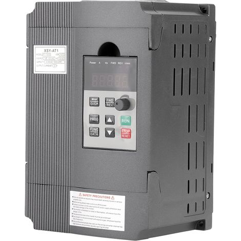 Contrôleur Fréquence Monophasé 220V VFD Variateur Vitesse Moteur AC 3 Phases 1,5KW Réponse Rapide (1/5)