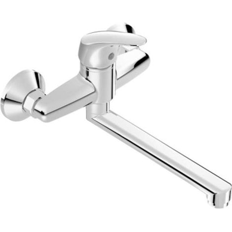 Jika Talas - Grifo de lavabo con caño giratorio, cromo H3111N70042401