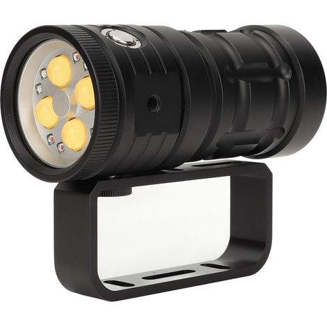Lampe torche de plongée ultra-lumineuse en alliage d'aluminium étanche IPX8 pour le sport (1/5)