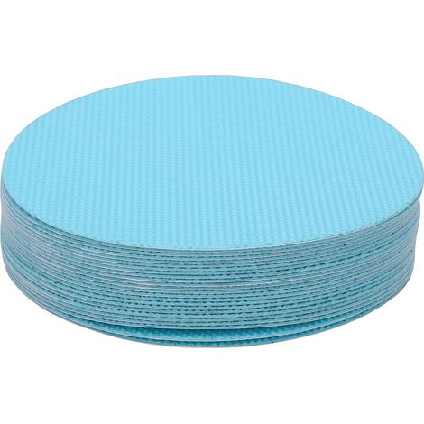 Autocollant de douche antidérapant, 24 pièces, sol PEVA, Non pour salle de bain, baignoire, escaliers, bleu (1/5)