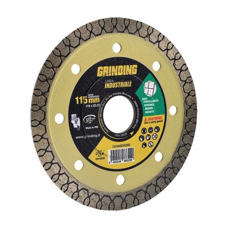 Disco Diamantato Thin Gres Industrial Grinding 115 x 22,2 mm H 1,2 mm