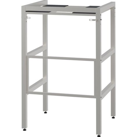 Estante apilable para lavadora y secadora 73 × 60 × 110 cm metal blanco 300 kg 100008370
