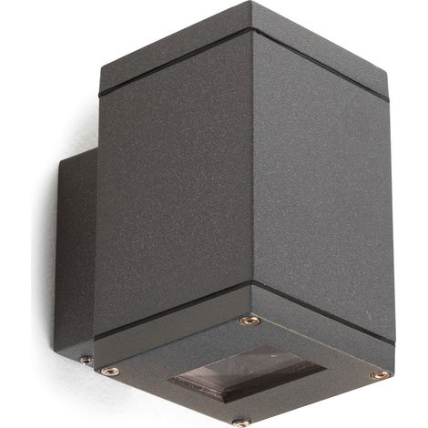 Applique SETH Large Square IP65 GU10 50W Anthracite (1/3)