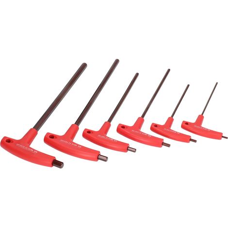 Kit d'outils de maintenance comprenant 6 clés en T, tournevis hexagonal à tête sphérique (3-10 mm) (1/5)