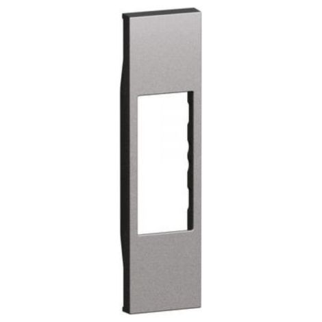 BTicino Living NOW Cover STEEL per connettori RJ, A/V e lampada di sicurezza - KS07