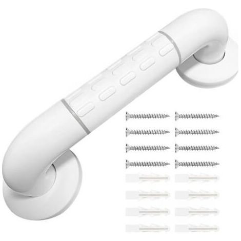 30 cm langer Haltegriff für die Toilette, rutschfester Edelstahl-Haltegriff für das Badezimmer mit Leuchtringen für ältere Menschen, Menschen mit Behinderungen und Schwangere (1/4)