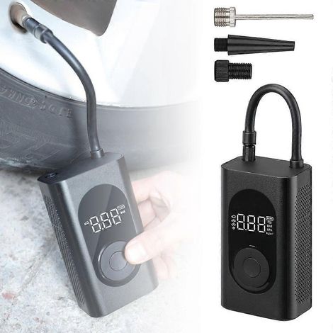 Gonfleur de pneus de voiture, compresseur électrique portable 50 W 150 PSI (1/4)
