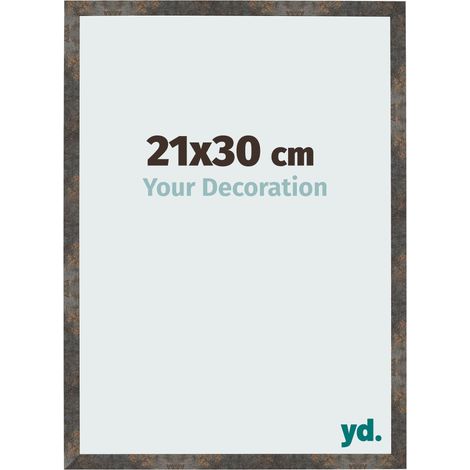yd. - Cadre photo 21x30 - Metal Oxyde - MDF - Bologna (1/5)